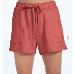 Summersalt Women's The Softest French Terry Lounge Shorts in Terracotta